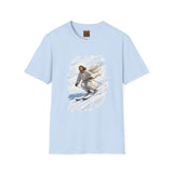 Jesus Shirt | Skiing Jesus Christian Apparel | Joyful Jesus Faith Shirt