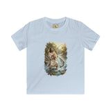 Kids Jesus Shirt | Fly Fishing Jesus Christian Kids T Shirt | Joyful Jesus God Shirt