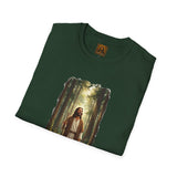 Religious Shirt | Jesus Walking in the Woods Christian T Shirt | Faith Shirt