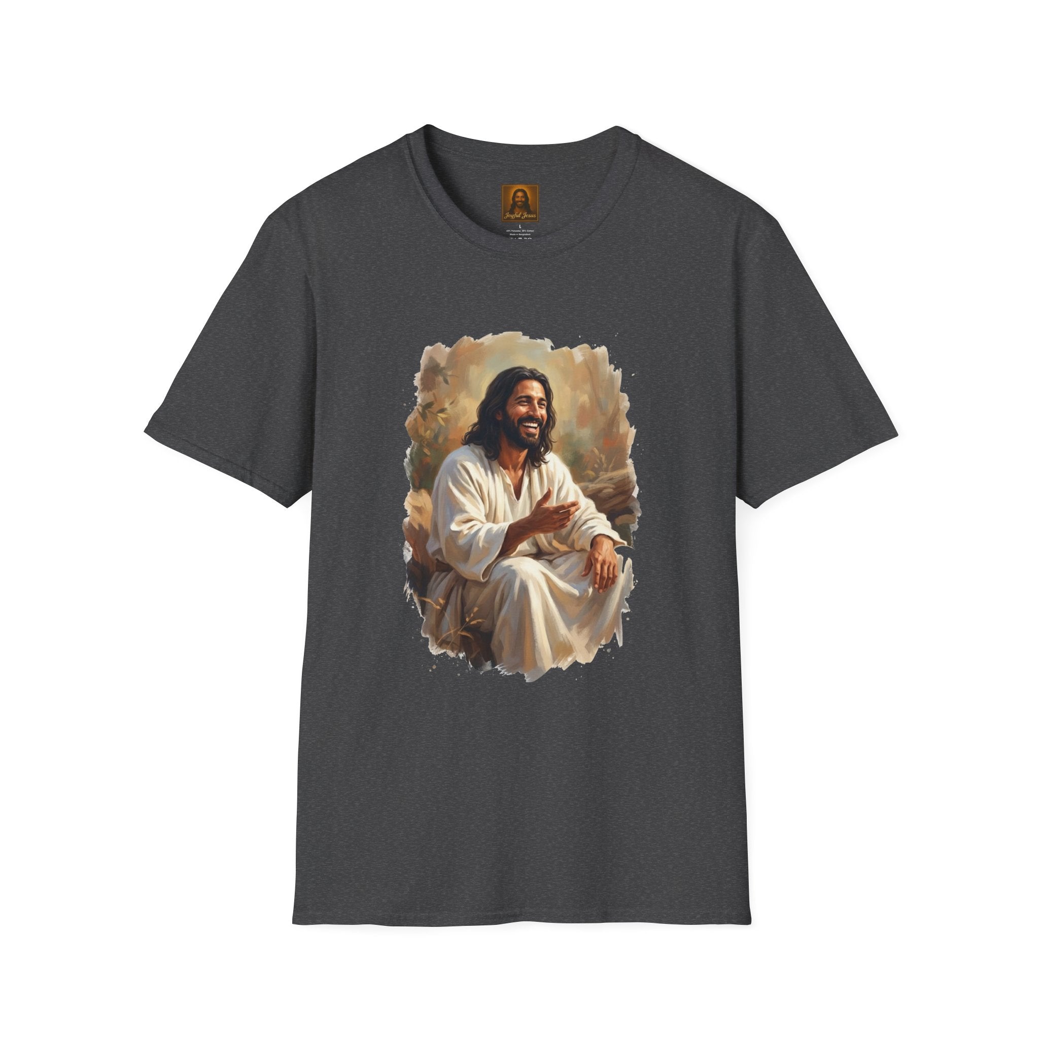 Faith Shirt | Jesus Telling Stories Christian T Shirt | Joyful Jesus