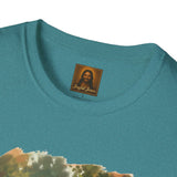 Funny Jesus Shirt | Jesus Playing with Puppies Christian T Shirt | Joyful Jesus