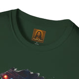 God Shirt | Jesus Playing Drums at Concert Christian T Shirt | Joyful Jesus