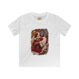 Kids Jesus Hugging Santa Shirt | Funny Christian Christmas Kids T Shirt | Joyful Jesus