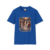 Jesus Hockey Shirt | Jesus Playing Hockey with Kids Christian Christmas T Shirt | Joyful Jesus