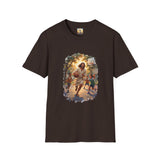 Jesus Basketball Shirt | Jesus Playing Basketball with Kids Christian T Shirt | Joyful Jesus