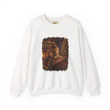 Christmas Eve Jesus Sweatshirt | Jesus by the Fire with Sleeping Children Christian Crewneck | Joyful Jesus