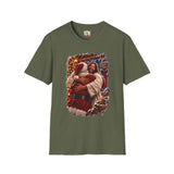 Jesus Hugging Santa Shirt | Funny Christian Christmas T Shirt | Joyful Jesus