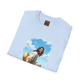 Jesus Easter Egg Shirt, Funny Christian Easter Art, Golden Egg Faith Tee