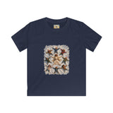 Kids Christmas Jesus Shirt | Snow Angels with Jesus Christian Christmas Kids T Shirt | Joyful Jesus