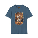 Funny Jesus Shirt | Jesus Lifting Weights Christian T Shirt | Faith Apparel