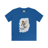 Kids Jesus Shirt | Skiing Jesus Christian Apparel Kids T Shirt | Joyful Jesus Faith Shirt