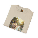 Jesus Shirt | Fly Fishing Jesus Christian Shirt | Joyful Jesus God Shirt