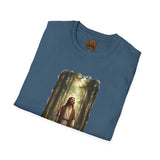 Religious Shirt | Jesus Walking in the Woods Christian T Shirt | Faith Shirt