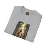 Religious Shirt | Jesus Walking in the Woods Christian T Shirt | Faith Shirt