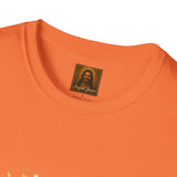 Jesus with Baby Animals Shirt, Easter Lamb Bunny Chick Art, Christian Spring Tee