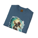 Jesus Shirt | Surfing Jesus Funny Christian T Shirt | Joyful Jesus