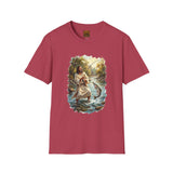 Jesus Shirt | Fly Fishing Jesus Christian Shirt | Joyful Jesus God Shirt