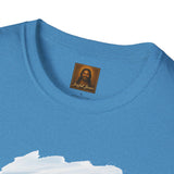 Jesus Shirt | Skiing Jesus Christian Apparel | Joyful Jesus Faith Shirt