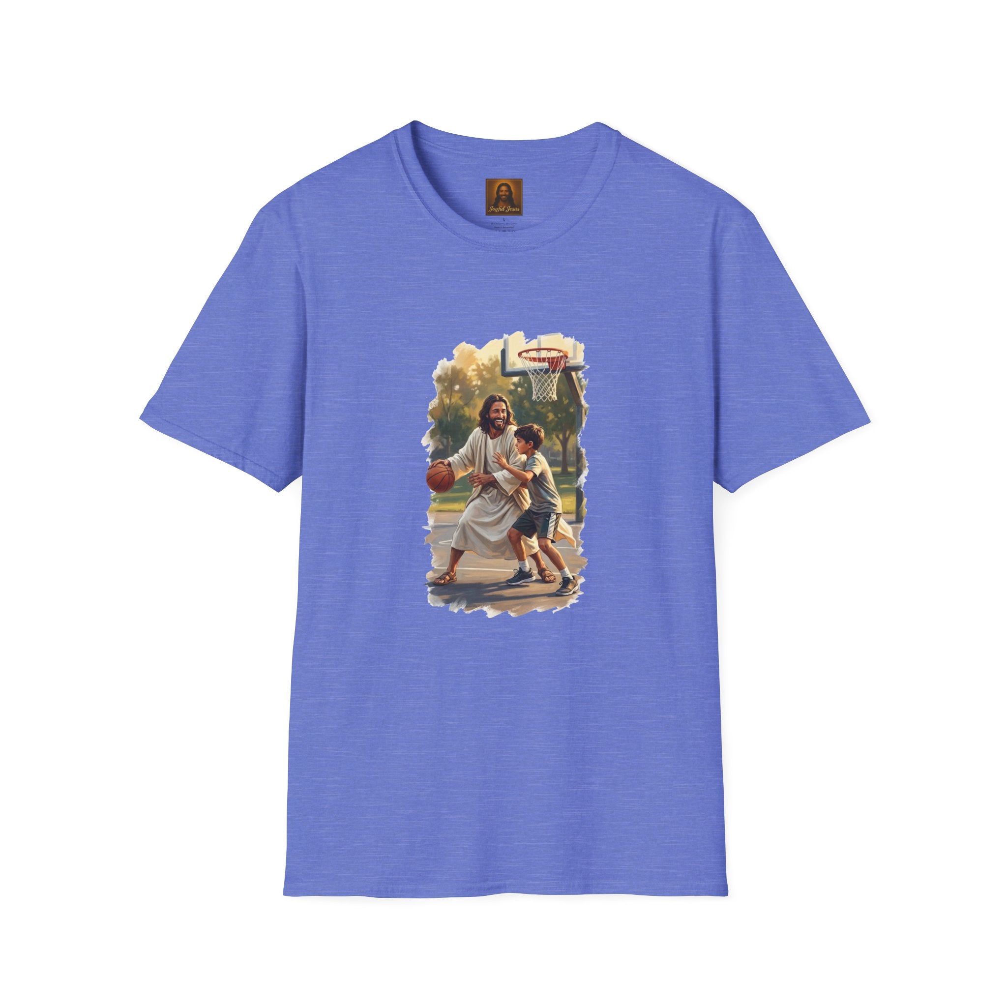 Funny Jesus Shirt | Jesus Playing Basketball Christian Shirt | Joyful Jesus