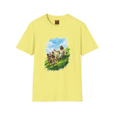 Jesus Easter Egg Roll Shirt, Kids and Jesus Spring Art, Christian Family Tee