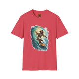 Jesus Shirt | Surfing Jesus Funny Christian T Shirt | Joyful Jesus