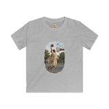 Kids Jesus Dunking Shirt | Jesus Slam Dunk Funny Christian Basketball Kids T Shirt | Joyful Jesus