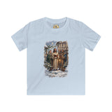 Kids Jesus Caroling Shirt | Jesus Singing Christmas Carols Christian Christmas Kids T Shirt | Joyful Jesus