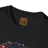 God Shirt | Jesus Playing Drums at Concert Christian T Shirt | Joyful Jesus