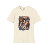 Jesus Hockey Shirt | Jesus Playing Hockey with Kids Christian Christmas T Shirt | Joyful Jesus