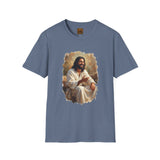 Faith Shirt | Jesus Telling Stories Christian T Shirt | Joyful Jesus
