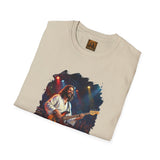 Christian T Shirt | Jesus Playing Bass at Concert | Joyful Jesus God Shirt