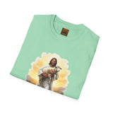Lost Sheep Jesus Shirt, Good Shepherd Lamb Art, Christian Easter Faith Tee