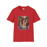 Jesus Hockey Shirt | Jesus Playing Hockey with Kids Christian Christmas T Shirt | Joyful Jesus