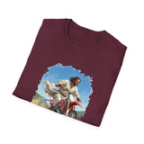Funny Jesus Shirt | Jesus on a Dirtbike Christian T Shirt | Joyful Jesus