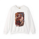 Jesus Hugging Santa Sweatshirt | Funny Christian Christmas Crewneck Sweatshirt | Joyful Jesus