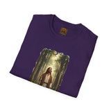 Religious Shirt | Jesus Walking in the Woods Christian T Shirt | Faith Shirt