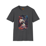 Christian T Shirt | Jesus Playing Guitar at Concert | Joyful Jesus Faith Shirt