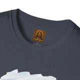 Jesus Shirt | Skiing Jesus Christian Apparel | Joyful Jesus Faith Shirt
