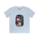 Kids Christian Shirt | Jesus Playing Bass at Concert Kids T Shirt | Joyful Jesus God Shirt