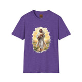 Lost Sheep Jesus Shirt, Good Shepherd Lamb Art, Christian Easter Faith Tee