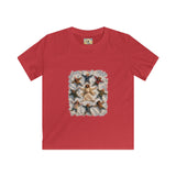 Kids Christmas Jesus Shirt | Snow Angels with Jesus Christian Christmas Kids T Shirt | Joyful Jesus