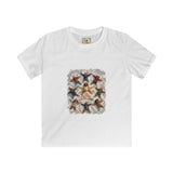 Kids Christmas Jesus Shirt | Snow Angels with Jesus Christian Christmas Kids T Shirt | Joyful Jesus