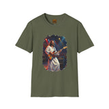 Christian T Shirt | Jesus Playing Bass at Concert | Joyful Jesus God Shirt