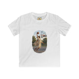 Kids Jesus Dunking Shirt | Jesus Slam Dunk Funny Christian Basketball Kids T Shirt | Joyful Jesus