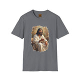 Faith Shirt | Jesus Telling Stories Christian T Shirt | Joyful Jesus
