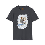 Jesus Shirt | Skiing Jesus Christian Apparel | Joyful Jesus Faith Shirt