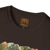 Funny Jesus Shirt | Jesus Playing with Puppies Christian T Shirt | Joyful Jesus