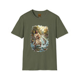 Jesus Shirt | Fly Fishing Jesus Christian Shirt | Joyful Jesus God Shirt