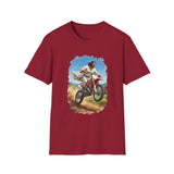 Funny Jesus Shirt | Jesus on a Dirtbike Christian T Shirt | Joyful Jesus