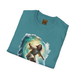 Jesus Shirt | Surfing Jesus Funny Christian T Shirt | Joyful Jesus